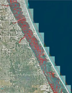 Our North Florida GPS map covers all of the Melbourne area