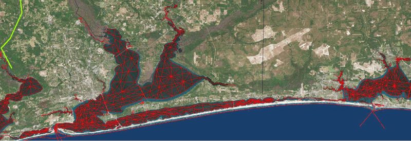 Our North Florida GPS map gives you all the data you need to boat Pensacola with no problems