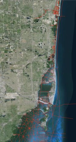 detailed boating tracks for Florida waterways