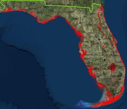 North and South Florida marine map