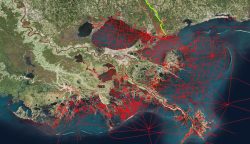 Southern Louisiana fishing maps