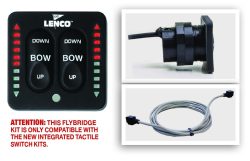 Lenco Led Flybridge Key Pad With 20' Shielded Harness For Use With 15169-001