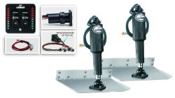 Lenco 12""x12"" Standard Mount Trim Tab Kit 12v With Led Integrated Switch